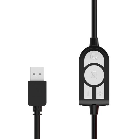 NEMESIS USB Stereofoniczne, gamingowe słuchawki z mikrofonem