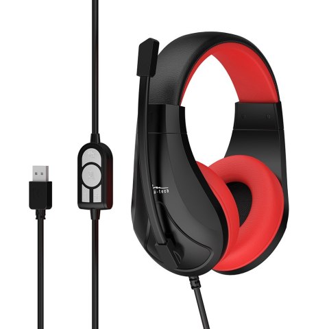 NEMESIS USB Stereofoniczne, gamingowe słuchawki z mikrofonem