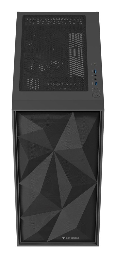 OBUDOWA GENESIS DIAXID 605F MIDI TOWER Z OKNEM USB-C CZARNA