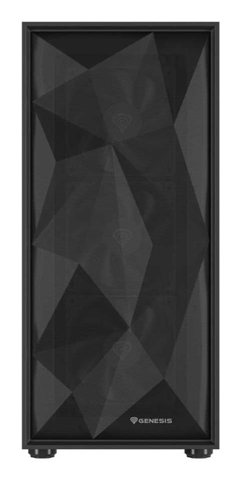 OBUDOWA GENESIS DIAXID 605F MIDI TOWER Z OKNEM USB-C CZARNA