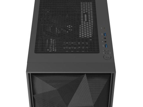 OBUDOWA GENESIS DIAXID 605F MIDI TOWER Z OKNEM USB-C CZARNA