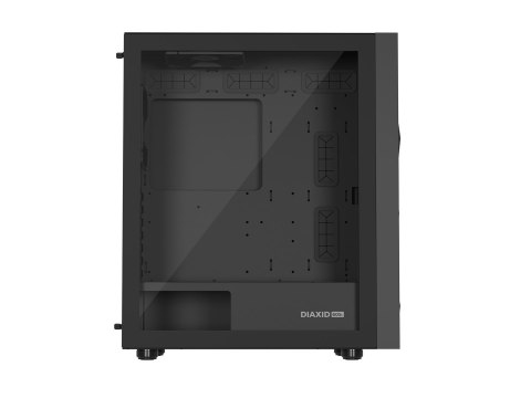 OBUDOWA GENESIS DIAXID 605F MIDI TOWER Z OKNEM USB-C CZARNA