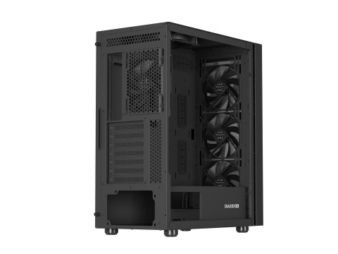 OBUDOWA GENESIS DIAXID 605F MIDI TOWER Z OKNEM USB-C CZARNA