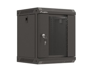 SZAFA INSTALACYJNA RACK WISZĄCA 10" 6U 300X300 CZARNA DRZWI PRZESZKLONE LANBERG (FLAT PACK)