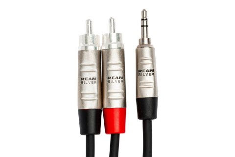 Hosa - Kabel PRO TRS 3.5mm - 2 x RCA 3m Hosa - Kabel PRO TRS 3.5mm - 2 x RCA 3m