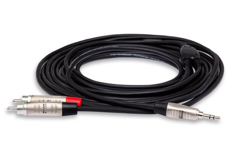 Hosa - Kabel PRO TRS 3.5mm - 2 x RCA 3m Hosa - Kabel PRO TRS 3.5mm - 2 x RCA 3m