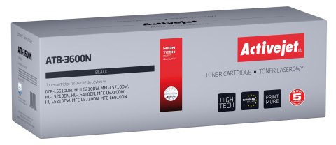 Activejet ATB-3600N Toner (zamiennik Brother TN3600; Supreme; 3000 stron; czarny) Activejet ATB-3600N Toner (zamiennik Brother TN3600; Supreme; 3000 stron; czarny)