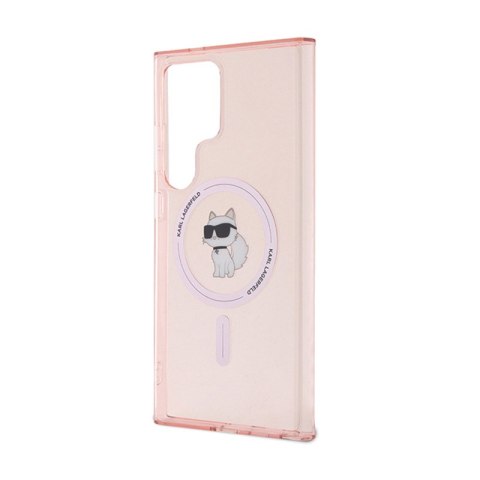 Karl Lagerfeld IML Choupette MagSafe - Etui Samsung Galaxy S24 Ultra (różowy)