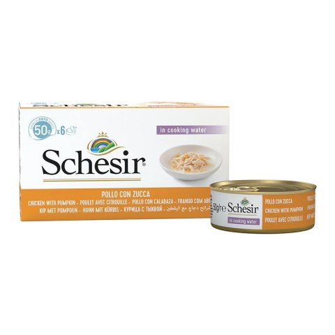 SCHESIR M-Pack Filety z kurczaka z z dynią 6x50g SCHESIR M-Pack Filety z kurczaka z z dynią 6x50g