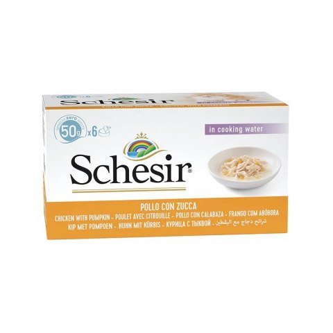 SCHESIR M-Pack Filety z kurczaka z z dynią 6x50g SCHESIR M-Pack Filety z kurczaka z z dynią 6x50g