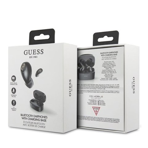 Guess Wireless Earphones 5.0 4H - Słuchawki TWS + stacja dokująca (czarny) Guess Wireless Earphones 5.0 4H - Słuchawki TWS + stacja dokująca (czarny)