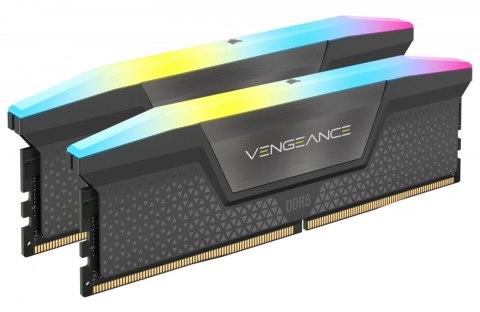 Pamięć DDR5 Vengeance RGB 32GB/6400 (2*16GB) CL36 AMD EXPO & Intel XMP Pamięć DDR5 Vengeance RGB 32GB/6400 (2*16GB) CL36 AMD EXPO & Intel XMP
