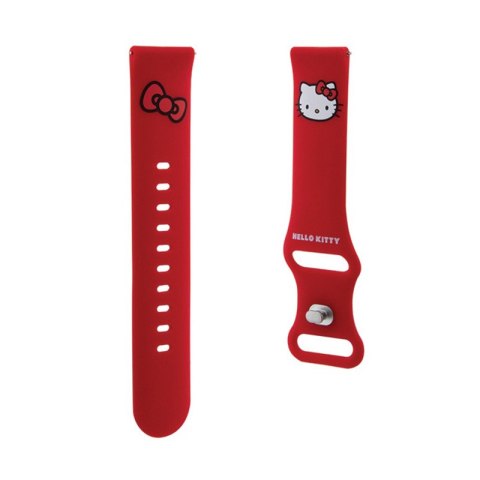 Hello Kitty Silicone Kitty Head - Pasek uniwersalny do smartwatcha 20 mm (czerwony) Hello Kitty Silicone Kitty Head - Pasek uniwersalny do smartwatcha 20 mm (czerwony)