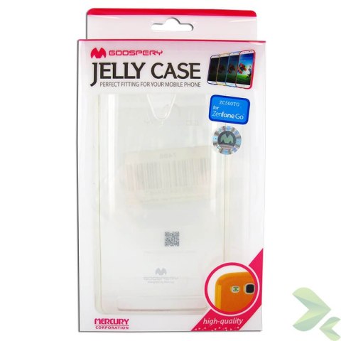 Mercury Transparent Jelly - Etui Asus Zenfone Go 5.0 (przezroczysty) Mercury Transparent Jelly - Etui Asus Zenfone Go 5.0 (przezroczysty)