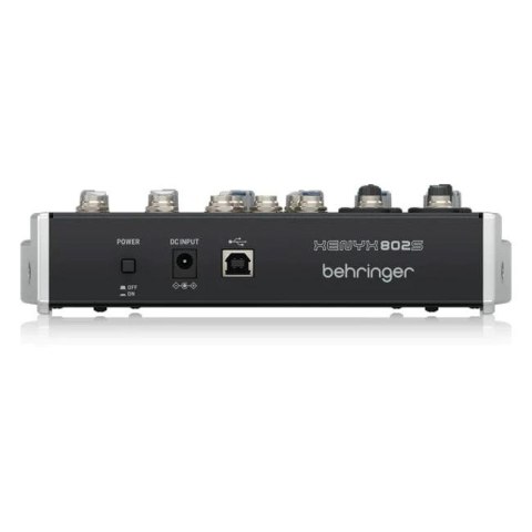 Behringer 802S - 8-kanałowy kompaktowy mikser analogowy z interfejsem USB zaprojektowany specjalnie do obsługi podcastów, stream Behringer 802S - 8-kanałowy kompaktowy mikser analogowy z interfejsem USB zaprojektowany specjalnie do obsługi podcastów, stream