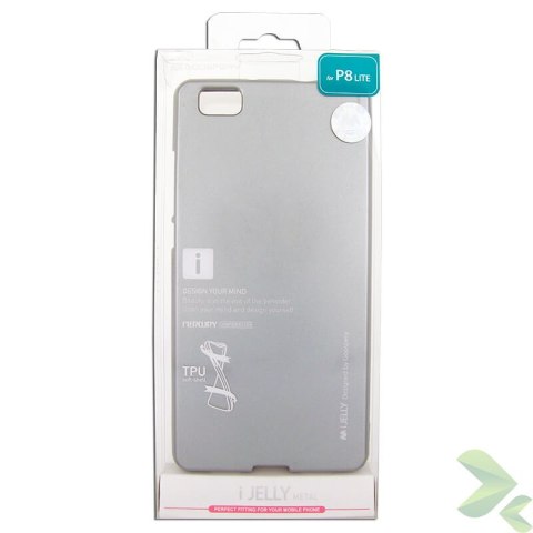 Mercury I-Jelly - Etui Huawei P8 Lite (szary) Mercury I-Jelly - Etui Huawei P8 Lite (szary)
