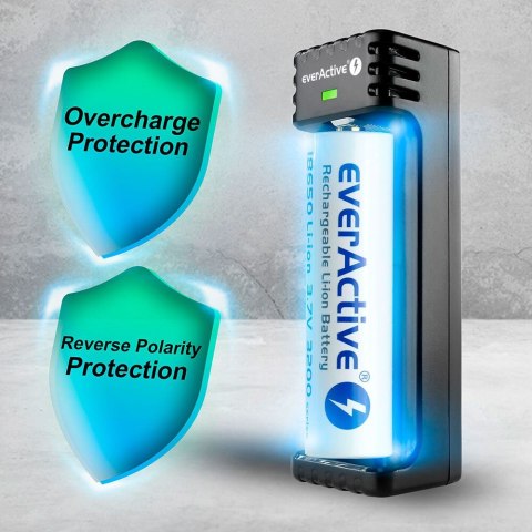 EVERACTIVE ŁADOWARKA DO AKUMULATORÓW CYLINDRYCZNYCH LI-ION LC100