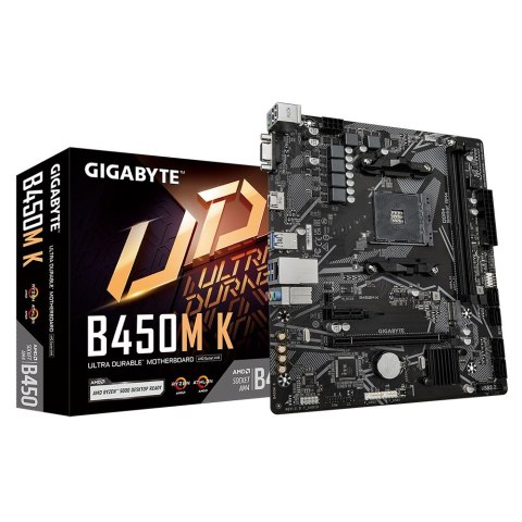 Płyta główna B450M K AM4 2DDR4 HDMI USB 3.2 M.2 uATX Płyta główna B450M K AM4 2DDR4 HDMI USB 3.2 M.2 uATX