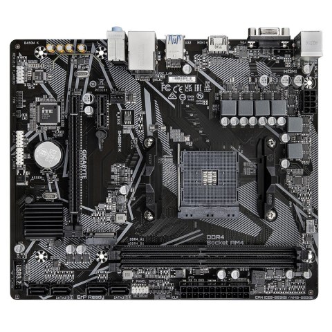Płyta główna B450M K AM4 2DDR4 HDMI USB 3.2 M.2 uATX Płyta główna B450M K AM4 2DDR4 HDMI USB 3.2 M.2 uATX