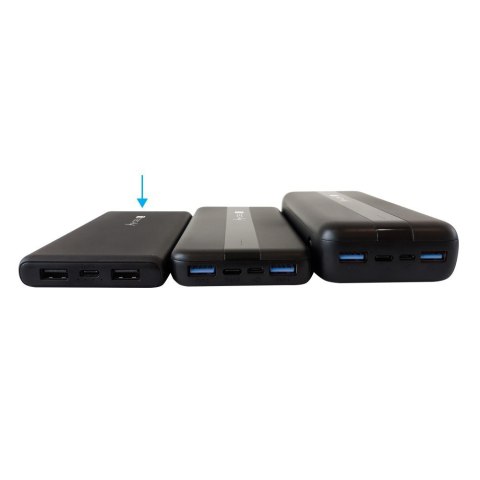 Ładowarka power bank 10 000 mAh 1x USB-C, 2x USB-A 5V