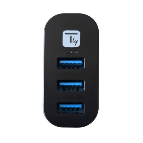 Hub USB 3.0 3-portowy z obrotowym wtykiem USB-A