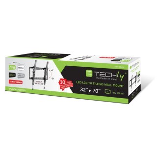 Uchwyt ścienny do TV 32-70" LED/LCD 70kg uchylny slim 49mm