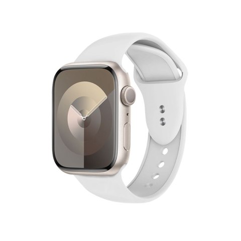 Crong Liquid - Pasek do Apple Watch 38/40/41 mm (biały)