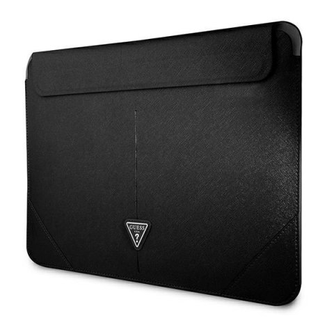 Guess Saffiano Triangle Logo Sleeve - Etui na notebooka 13" / 14" (czarny) Guess Saffiano Triangle Logo Sleeve - Etui na notebooka 13" / 14" (czarny)