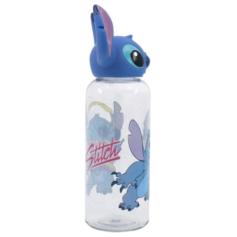 Disney Stitch - Butelka 560 ml z zakrętką 3D z kolekcji Flowers Disney Stitch - Butelka 560 ml z zakrętką 3D z kolekcji Flowers