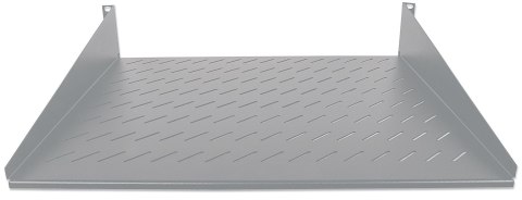 Półka 2U 400mm rack 19, 2 pkt mocowania, perforowana szara Półka 2U 400mm rack 19, 2 pkt mocowania, perforowana szara