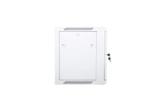 Szafa sieciowa wisząca 19" 9U rack 600x450, drzwi pełne, szary, niedzielona, złożona, 60kg