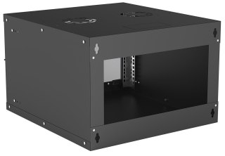 Szafka wisząca 6U 540x560 Rack 19, Basic, Flatpack, czarna