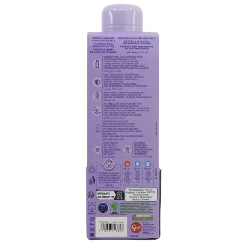 Disney Stitch - Butelka termiczna ze stali nierdzewnej z kolekcji Palms 515 ml Disney Stitch - Butelka termiczna ze stali nierdzewnej z kolekcji Palms 515 ml