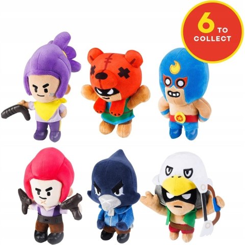 BRAWL STARS S1 PLUSHIES 16,5cm - DISPLAY 8 PCS. BRAWL STARS S1 PLUSHIES 16,5cm - DISPLAY 8 PCS.