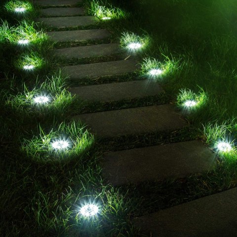 MACLEAN SOLARNA LAMPA NAJAZDOWA OGRODOWA LED IP44, 12 LED SMD, 4000K MCE318