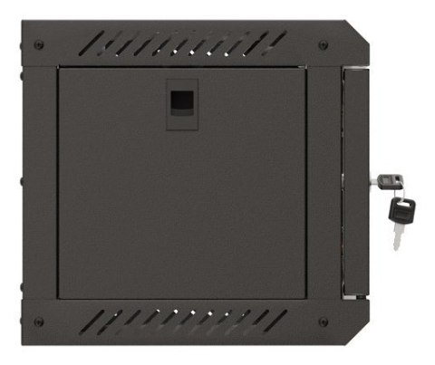 SZAFA INSTALACYJNA RACK WISZĄCA 10" 4U 300X300 CZARNA DRZWI PRZESZKLONE LANBERG (FLAT PACK)