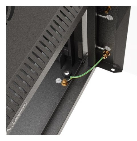 SZAFA INSTALACYJNA RACK WISZĄCA 10" 4U 300X300 CZARNA DRZWI PRZESZKLONE LANBERG (FLAT PACK)