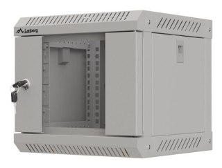 SZAFA INSTALACYJNA RACK WISZĄCA 10" 4U 300X300 SZARA DRZWI PRZESZKLONE LANBERG (FLAT PACK)