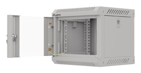 SZAFA INSTALACYJNA RACK WISZĄCA 10" 4U 300X300 SZARA DRZWI PRZESZKLONE LANBERG (FLAT PACK)