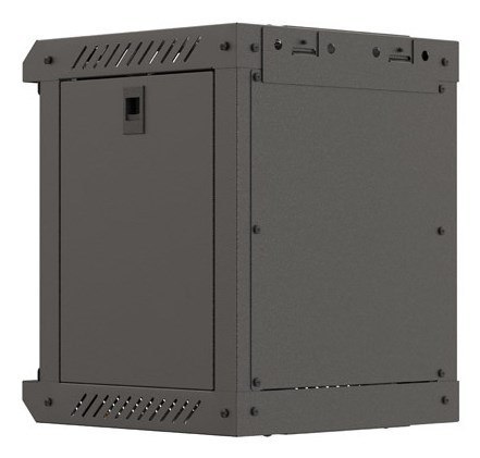 SZAFA INSTALACYJNA RACK WISZĄCA 10" 6U 300X300 CZARNA DRZWI PRZESZKLONE LANBERG (FLAT PACK)