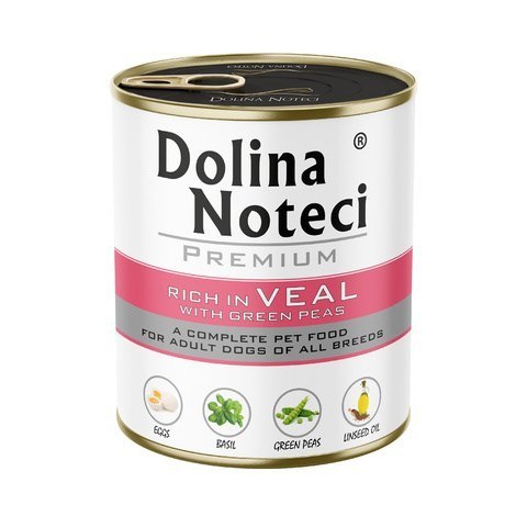 DOLINA NOTECI BOGATA W cielęcinę z groszkiem 800g DOLINA NOTECI BOGATA W cielęcinę z groszkiem 800g