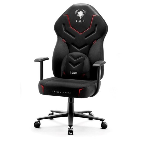 Fotel gamingowy DIABLO X-GAMER fotel czarno-czarny Fotel gamingowy DIABLO X-GAMER fotel czarno-czarny