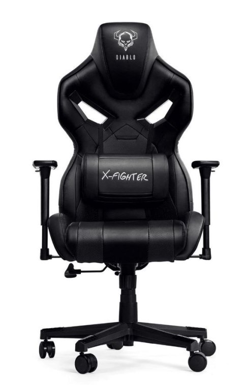 Fotel gamingowy DIABLO X-FIGHTER fotel czarno-czarny Fotel gamingowy DIABLO X-FIGHTER fotel czarno-czarny