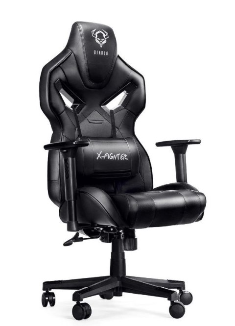 Fotel gamingowy DIABLO X-FIGHTER fotel czarno-czarny Fotel gamingowy DIABLO X-FIGHTER fotel czarno-czarny
