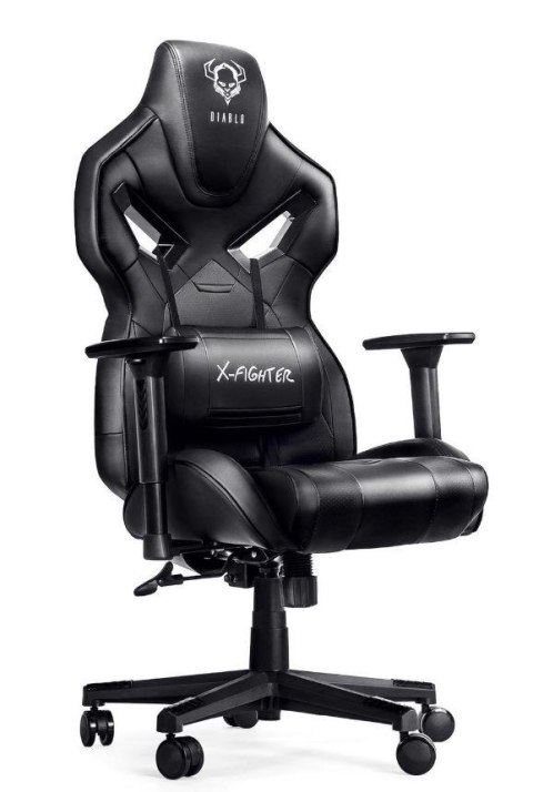 Fotel gamingowy DIABLO X-FIGHTER fotel czarno-czarny Fotel gamingowy DIABLO X-FIGHTER fotel czarno-czarny