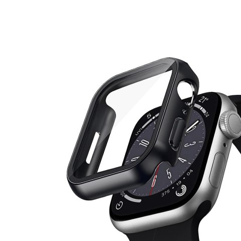 Crong Hybrid Watch Case - Etui ze szkłem Apple Watch 44mm (Black) Crong Hybrid Watch Case - Etui ze szkłem Apple Watch 44mm (Black)