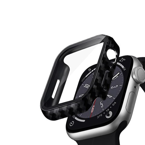 Crong Hybrid Watch Case - Etui ze szkłem Apple Watch 44mm (Carbon) Crong Hybrid Watch Case - Etui ze szkłem Apple Watch 44mm (Carbon)