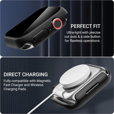 Crong Hybrid Watch Case - Etui ze szkłem Apple Watch 44mm (Clear) Crong Hybrid Watch Case - Etui ze szkłem Apple Watch 44mm (Clear)