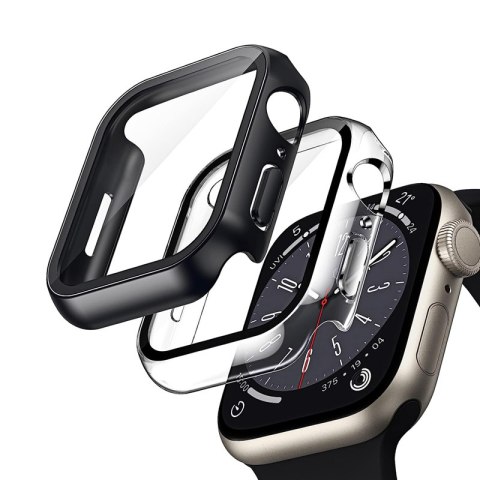 Crong Hybrid Watch Case - Etui ze szkłem Apple Watch 44mm (Clear) Crong Hybrid Watch Case - Etui ze szkłem Apple Watch 44mm (Clear)