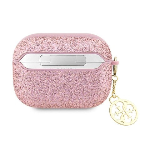 Guess 4G Glitter Flake - Etui AirPods Pro 2 (różowy) Guess 4G Glitter Flake - Etui AirPods Pro 2 (różowy)